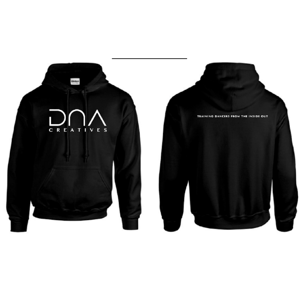 optional DNA COMPANY HOODIE screen printed